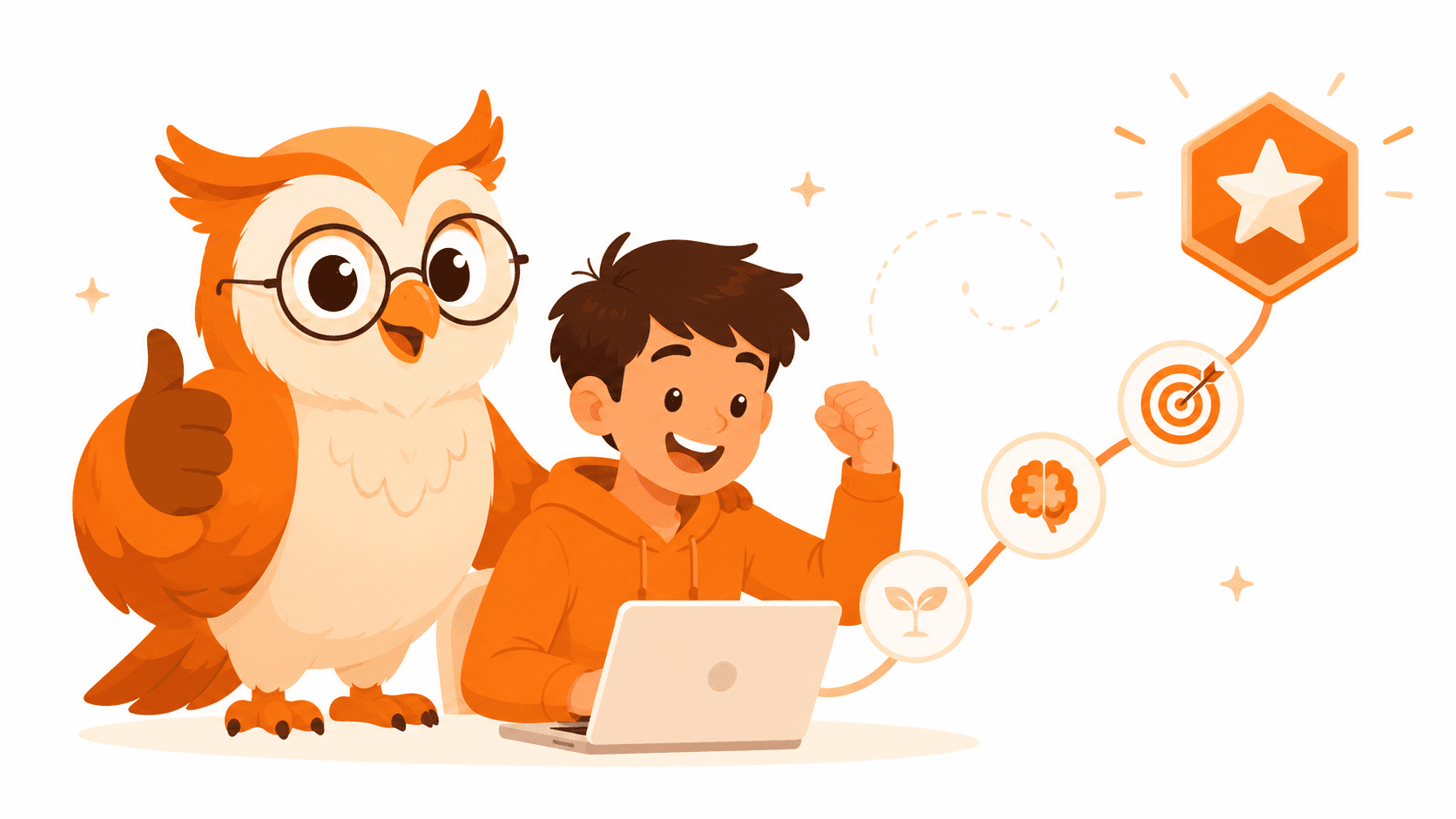 Odin the owl, the Odin Academy guide